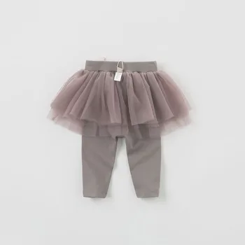 DB5510 dave bella jar leto detské nohavice deti nohavice dievčatá nohavice s volánikmi tutu nohavice