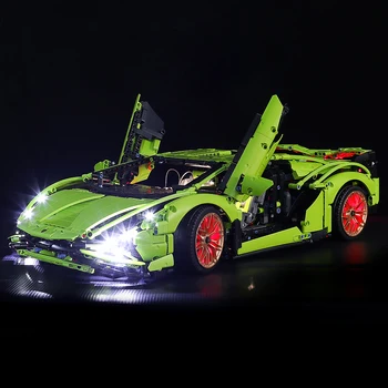 LED Osvetlenie Držiak pre lego 42115 Lamborghini SIAN FKP37 (Iba LED Svetlo, Nie je Blok Kit)