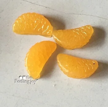Mini domček pre bábiky Používať rekvizity model častí hrať simulácia ovocie orange flap