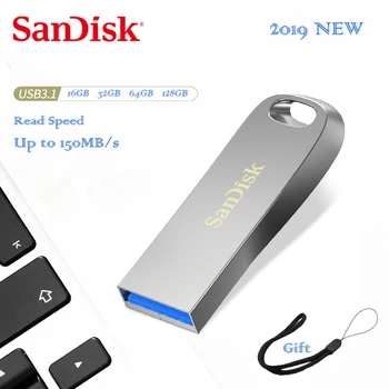 SanDisk USB Flash Drive256Gb 128Gb čítať rýchlosť až 150MB/s Pen Drive CZ74 32Gb 64Gb USB kl ' úč 3.1 Flash memory stick