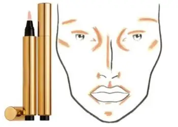 Tvár Make up, Korektor, ceruzky Dotyk Eclat Žiarivý Nádych Korektor Značky Kozmetické 2,5 ml 1# 2# 1.5# Tvár Zvýrazňovač