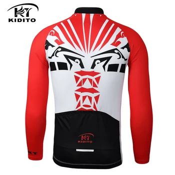 KIDITOKT 2020 Pro Dlhý Rukáv Zimné Thermal Fleece Cyklistické Oblečenie Anti-Obaľovanie na Horskom Bicykli, Cyklistika Dres Pre Mužov