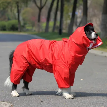 Veľké Psa Pršiplášť Nepremokavé Dážď Oblečenie Jumpsuit Pre Veľké Stredné Malé Psy Zlatý Retriever Vonkajšie Pet Oblečenie Kabát