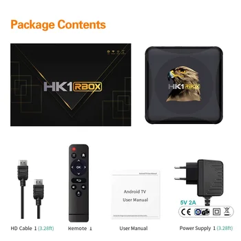 VONTAR HK1 RBOX R1 mini TV Box Android 10 4G 64GB Rockchip RK3318 1080p 4K Google Play, Youtube HK1 BOX Set Top Boxu, prehrávača Médií