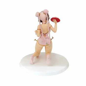 Anime Super Sonico Cheongsam Kolenách Pozíciu Ver PVC Akcie Obrázok Zberateľskú Model bábiky hračky 18 cm