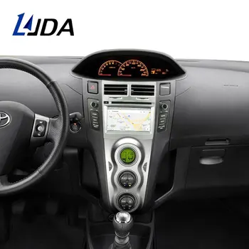 LJDA Android 10.0 Auto DVD Prehrávač Pre Toyota Yaris 2005-2011 Wifi GPS Navigácie Stereo 2 Din autorádia 4G+64 G Multimediálne DSP IPS