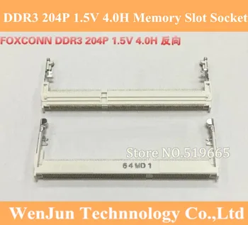 Foxconn DDR3 204P 1,5 V 4.0 H Konektory Plochy Pamäťového Slotu Zásuvky 204PIN Zadnej strane