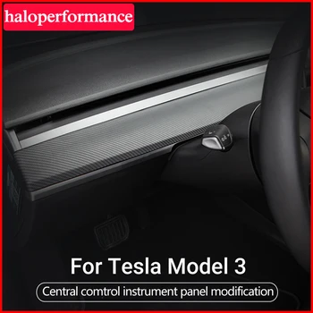 Model3 Centrálne Riadenie Prístrojový Panel Pre Tesla Model 3 Príslušenstvo Uhlíkových Vlákien ABS 2017-2020 model troch Centrálnej Konzoly Y
