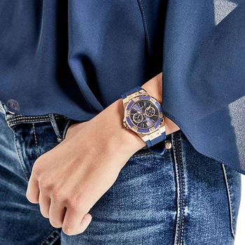 MISSFOX Žien Quartz Hodinky S Ružovými Gumy Popruh Šport Móda-Japonský Pohyb Watchproof Dámske Náramkové hodinky Nové Dorazí 2020