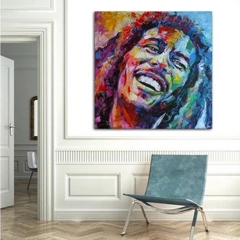 Bob Marley Plátno Maľba Portrét Plagáty a Tlačí na Steny Umenie Fotografie pre Obývacia Izba Cuadros