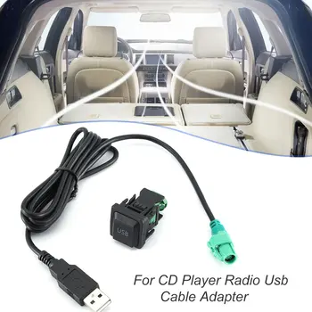 USB Prepnúť Tlačidlo USB Kábel Adaptéra Pre Volkswagen CD Rádio Prehrávač