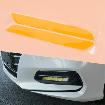 Beler Plastových 1 Pár Žltá Predné Hmlové Svetlo Lampy Dekor Kryt Nálepky Výbava vhodné Na Honda Accord 2018 2019 2020
