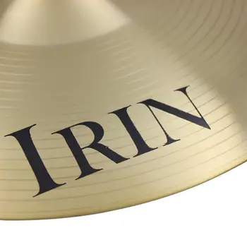 IRIN 16 Palcový Zliatiny Mosadze Crash Ride Hi-Hat Cimbal pre Bicie súpravu