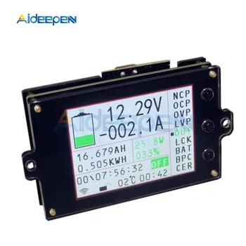 80V 500A Farebné LCD Displej Batéria Coulomb Počítadlo DC Voltmeter Ammeter Wattmeter Kapacity Detektora Energie DC Power Meter