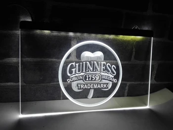 LE111 - Pivo Guinness Dublin Írsko Panel LED, Neónové Svetlo, Prihláste domova remeslá