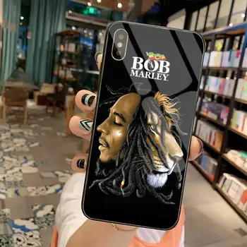 NBDRUICAI Spevák-skladateľ Bob Marley Luxusný Telefón Prípade Tvrdeného Skla Pre iPhone 11 Pro XR XS MAX 8 X 7 6 6 Plus SE 2020 prípade