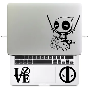 Deadpool s Jednorožec Notebook Nálepka pre Macbook Odtlačkový Pro 16