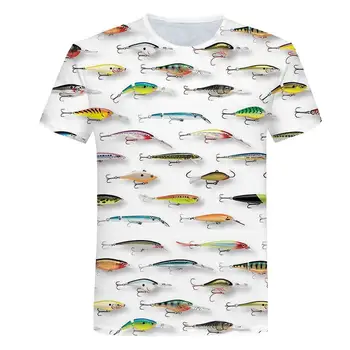2020 nové mužov voľný čas 3d tlač tričko, zábavné ryby vytlačené mužov a žien tričko Hip hop T-shirt Harajuku Ázijské veľkosť xxs-6xl