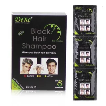 Novinka!!! Black Šampón. Čierne vlasy šampón dexe. Stop Gray!