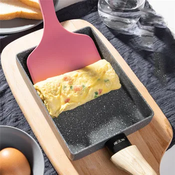 Non-Stick Bezdymového Omeleta Pan Tortilla Omeleta Panvici Placky Obdĺžnikový Kuchyňa Wok, Varenie, Pečenie Riadu