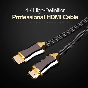 Oppselve 1M 2M 3M 5M 10M 4K HDMI Kábel HDMI High Speed 2.0 Zlaté Á Spojenie Cabo Kábel Pre UHD FHD 3D Xbox, PS3, PS4 TV