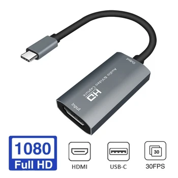 1080P 4K Typ C Pre digitalizačné Karty Do USB-C Video Capture Dosková Hra Záznam Live Streamingové Vysielanie
