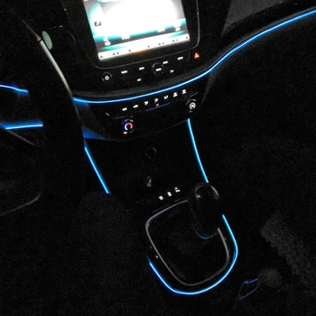 Flexibilné Neon Auto, Interiér Atmosférou LED Pás Svetla Na Chrysler 300 Aspen Cirrusu Concorde Daytona Imperial LHS Príslušenstvo