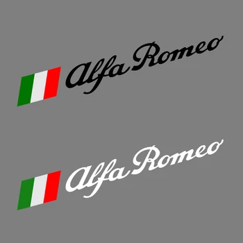Pre Alfa Romeo 159 147 Giulietta Stelvio 4C MITO 156 Giulia Sportiva Vinyl Auto Príslušenstvo 2KS Športové Auto Dvere Strane Nálepky