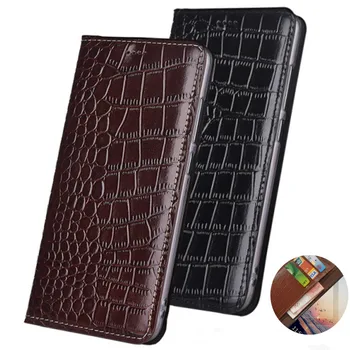 Krokodíl zrna originálne kožené peňaženky závesu prípade card držiak pre Xiao Mi MAX 3/Xiao Mi MAX 2 závesu kryt coque