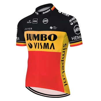 2021 tím JUMBO VISMA Cyklistika Dres Letné Horské jersey bicykel Bicykel maillot ciclismo Športové ropa ciclista hombre