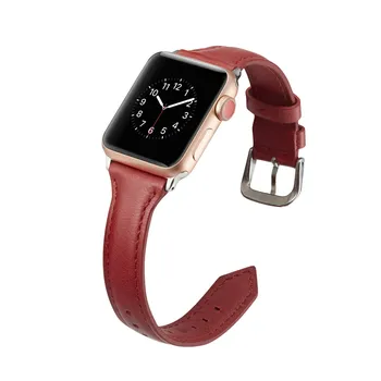Módny Štýl Watchband pre Apple Hodinky Série 1 2 3 4 5 Kapela pravej Kože pre Apple Hodinky Remienok 38 mm 40 mm 42mm 44 mm Náramok