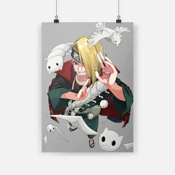 Plátno Deidara Akatsuki Plagát Anime Charakter Maľovanie Na Stenu Umenie Výtlačkov Modulárny Obrázok Domáce Dekorácie Pre Obývacia Izba Č Rám