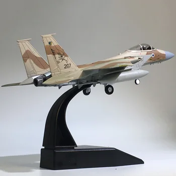 1:100 rozsahu Izrael Air Force F15C Ťažké Zliatiny Fighter Model Lietadla, Lietadlo hrať Hračky pre Dospelých Detí rovine Darček F Display Zobraziť