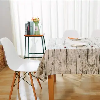 Bielizeň Obrus kuchynský stôl Multi Solid Farba Dekoratívne Nepremokavé Oilproof Hrubé Obdĺžnikový Stôl Kryt Čaj obrus