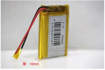3,7 V 2000mAh polymer lithium batéria 103952 hračka vzduchu monitor nabíjateľná batéria