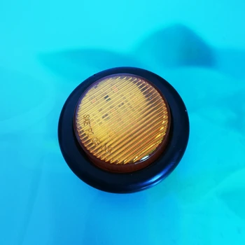 2 ks 12V 24V LED Strane Marker Signalizačné Lampy prípojné Vozidlo, Ťahač Odbavenie Svetlá Červená, Biela, Oranžová smerovku
