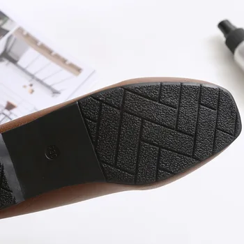CEYANEAO dámske topánky ploché mokasíny kovové skladacie dekorácie oxford topánky Pohodlné sandále plus veľkosť Čierna zelená hnedá