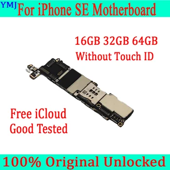 S/Bez Dotyk ID pre iphone SE základnej Dosky, Originálne odomknutý pre iphone 5SE Doske s IOS Systém s plnou čipy