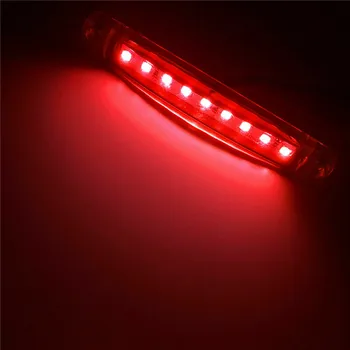 20pcs 12V Označenie Osvetlenie 9 LED Svetlá Truck Parkovanie LED Svetlá prípojného vozidla Bočné Obrysové Svetlá Ukazovatele Red 12 volt Pre Nákladné vozidlá