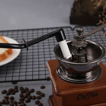 Semi-automatický kávovar koleno nylon čistiaca kefa Množstvo espresso lyžice kávy príslušenstvo barista nástroje