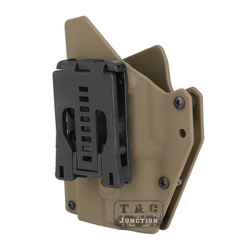 OWB Svetlo-Kompatibilné Kydex Závesu Skrutky Taktické APL Kompaktná Pištoľ Light Verzia Puzdro Pre Glock 17 19 DE