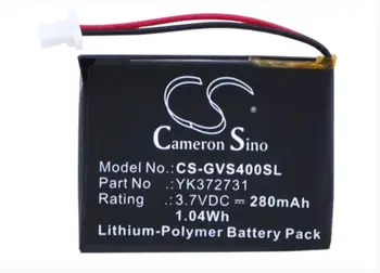 Cameron Čínsko 280mAh batérie pre GOLF KAMARÁT DSC-GB750 DSC-GB900 Hlas 2 GPS Diaľkomer Plus VS4 PL482730 YK372731