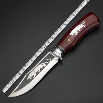 Vysoká tvrdosť oblasti lovecký nôž pevnou čepeľou noža multi-funkčný nástroj výchovy k DEMOKRATICKÉMU občianstvu rovný nôž vonkajšie námornícke nôž