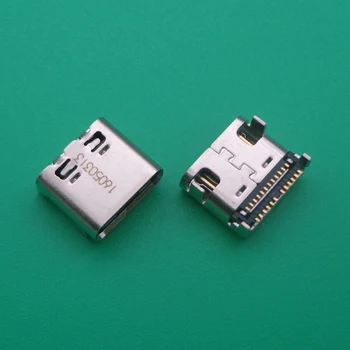 2 ks High Speed USB 3.1 Typ C Ženské 24Pin 4Legs PCB Montáž Spájky Zásuvka Konektor