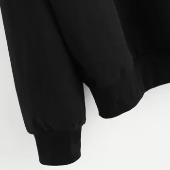 YUANYUANJYCO jeseň roztomilý crewneck mikina ženy móda mačka tlače nadrozmerné čierny pastel oblečenie kawaii oblečenie jeseň 2020