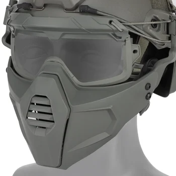 Odnímateľný Maska Airsoft/CS/Lyžovanie/snežných skútrov/Cyklistika/Halloween Športových Okuliarov Maska Taktické Paintball Okuliare KT01