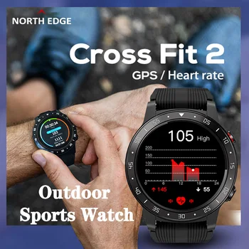 Severnom OKRAJI FIT2 GPS Smart Hodinky Mužov Kompas Atmosférických Bluetooth Hovor Športové Hodinky Výška Monitora Cross Fit 2 Smartwatch