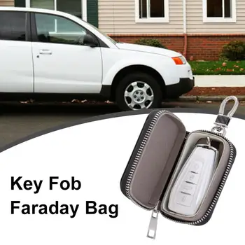 Auto Kľúč, Kryt RFID Signál Okien Premium príveskom, Faraday Box Anti-Theft Klietky Chránič Anti-Hacking GPS Signálu Blokovania Box