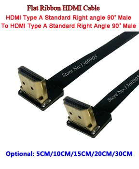 5 CM/10 CM/15 CM/20 CM/30 CM HDMI Mäkké Kábel Plochý pás s nástrojmi Typ Muža Až Uhlom Dole Uhol Štandardný Typ Muža Soft Flex Kábel FPV