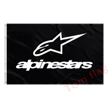 Alpinestars Zástavy Vlajky Motocykel Závodná 3ftx5ft polyester